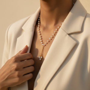 vritha pearl necklace for women gold necklace necklaces for girls (copy)