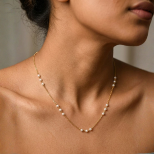 vritha necklaces for girls pearl necklace gold necklace for women (copy)