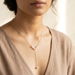 vritha layered pearl necklace for women | gold necklace & pearl jewellery (copy)
