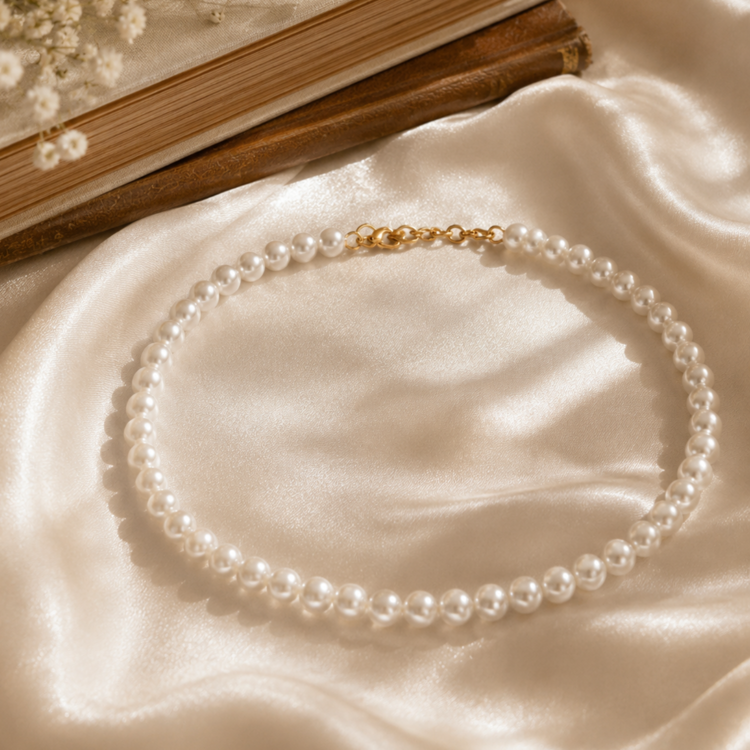 vritha pearl choker & pendant necklace set for women vritha pearl choker & pendant necklace set for women